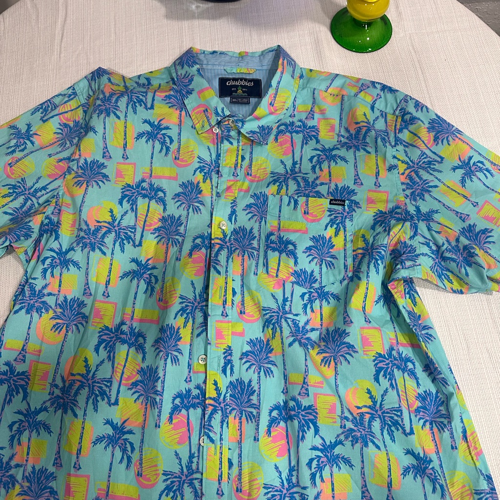 Chubbies Vibrant Palm Tree Shirt